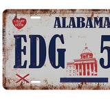 Maxbell Iron painting  metal tin sign Alabama