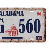 Maxbell Iron painting  metal tin sign Alabama