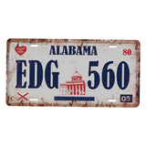 Maxbell Iron painting  metal tin sign Alabama