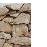 Maxbell 3D Retro Rocks Stone Wall Paper Backdrop Wall Covering Paper Murals Decal A