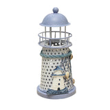 Maxbell Wrought Iron Nautical Lighthouse Lantern Candle Holder 14cm Light House