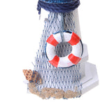 Maxbell Mediterranean Wooden Light House Tower Nautical Starfish Lifebouy Decor #1