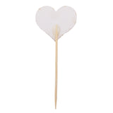 Maxbell 4/10 Pieces Birthday Cupcake Toppers Wedding Party Decor Gold Love Heart