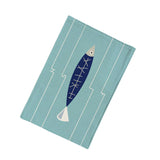 Maxbell Mediterranean Fish Pattern Table Mat Rectangular Heat-insulated Place Mats A