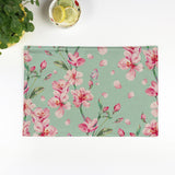 Maxbell Chinese Style Linen Floral Heat Insulation Placemats Dining Table Mat 4