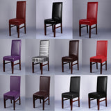 Maxbell Stretch Chair Cover Leather Seat Cover Dining Room Seat Cover Decoration A