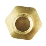 Maxbell 1-3/4 Inch Brass Barbed Double End Male Hose Pipe Fitting Thread Connector