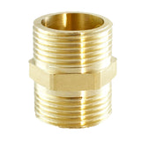 Maxbell 1/2 Inch Brass Barbed Double End Male Hose Pipe Fittings Threaded Connector