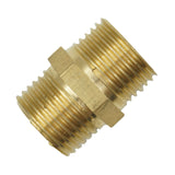 Maxbell 1/2 Inch Brass Barbed Double End Male Hose Pipe Fittings Threaded Connector