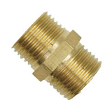 Maxbell 1/2 Inch Brass Barbed Double End Male Hose Pipe Fittings Threaded Connector