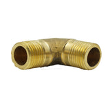 Maxbell 1/4 Inch Brass Barbed Double End Male Pipe Fitting Thread Connector Adapter