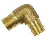 Maxbell 1/4 Inch Brass Barbed Double End Male Pipe Fitting Thread Connector Adapter