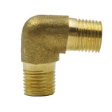 Maxbell 1/4 Inch Brass Barbed Double End Male Pipe Fitting Thread Connector Adapter