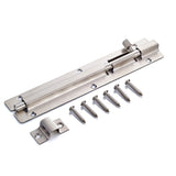 Maxbell Door Latch Barrel Bolt Latch Hasp Stapler Gate Lock Safety 10inch 142mmx36mm