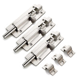 Maxbell Door Latch Barrel Bolt Latch Hasp Stapler Gate Lock Safety 10inch 142mmx36mm