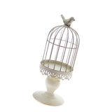 Maxbell Wrought Iron Birdcage Candlesticks Home Party Candle Tea Light Holder White