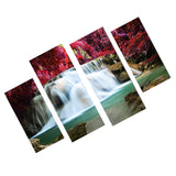 Maxbell 4Pcs/Set Canvas Decor Wall Art Painting Picture Fairy Waterfall 30*60cm/80cm