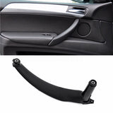 Maxbell Left Inner Door Panel Handle Outer Trim for 04-12 BMW E90 3-Series Black