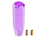 Maxbell Auto Transparent Gear shift knob Crystal Bubble Shift Knob   purple