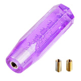 Maxbell Auto Transparent Gear shift knob Crystal Bubble Shift Knob   purple