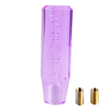 Maxbell Auto Transparent Gear shift knob Crystal Bubble Shift Knob   purple