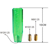 Maxbell Auto Transparent Gear shift knob Crystal Bubble Shift Knob   green