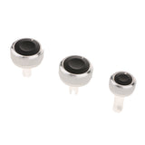 Maxbell 3Piece Air conditioner Knob Control Switch for Bora B5 Passat B6 Golf silver