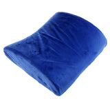 Maxbell Lumbar Cushion Back Support Travel Pillow Memory Foam Car Seat  blue