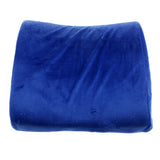 Maxbell Lumbar Cushion Back Support Travel Pillow Memory Foam Car Seat  blue