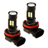 Maxbell 2 Pieces Car Fog Signal Turn Reverse Brake Parking Light DRL Led H8 H11