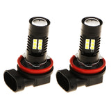 Maxbell 2 Pieces Car Fog Signal Turn Reverse Brake Parking Light DRL Led H8 H11