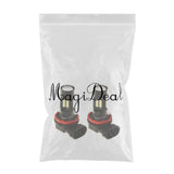 Maxbell 2 Pieces Car Fog Signal Turn Reverse Brake Parking Light DRL Led H8 H11