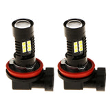 Maxbell 2 Pieces Car Fog Signal Turn Reverse Brake Parking Light DRL Led H8 H11