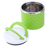 Maxbell Stainless Steel Thermal Insulated Lunch Box Bento Food Container Green