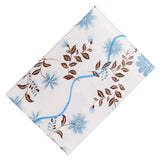 Maxbell Wipe Clean PVC Vinyl Tablecloth Floral Table Cover Protector Light Blue#2