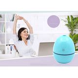 Maxbell 2W USB Portable Egg Shape Humidifier Aromatherapy Diffuser Air Atomizer Blue