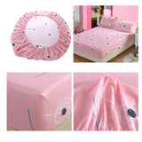 Maxbell 150x200cm Bed Sheet Fitted Bedspread Mattress Bedding Cloth Cover Quilt #7