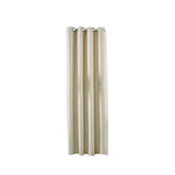 Maxbell Solid Eyelet Top Cotton Window Shade Curtain Panel Blind  200*250cm Beige