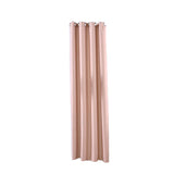 Maxbell Solid Eyelet Top Cotton Window Shade Curtain Panel Blind  145*245cm Pink