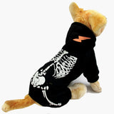 Maxbell Luminous Dragon Lightening Jumpsuit Dog Pet puppy Clothes Costume XS Black