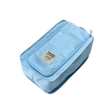 Maxbell Waterproof Travel Organiser Tote Shoes Pouch Portable Storage Bag Light Blue