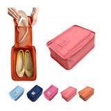 Maxbell Waterproof Travel Organiser Tote Shoes Pouch Portable Storage Bag Pink