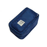 Maxbell Waterproof Travel Organiser Tote Shoes Pouch Portable Storage Bag Deep Blue