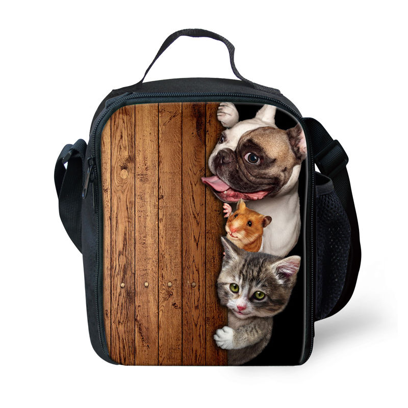 Maxbell Insulated Lunch Storage Box Picnic Food Carry Tote Travel Bento Bag Dog #6
