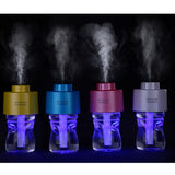 Maxbell Night Light Car USB Water Bottle Caps Humidifier Air Diffuser White