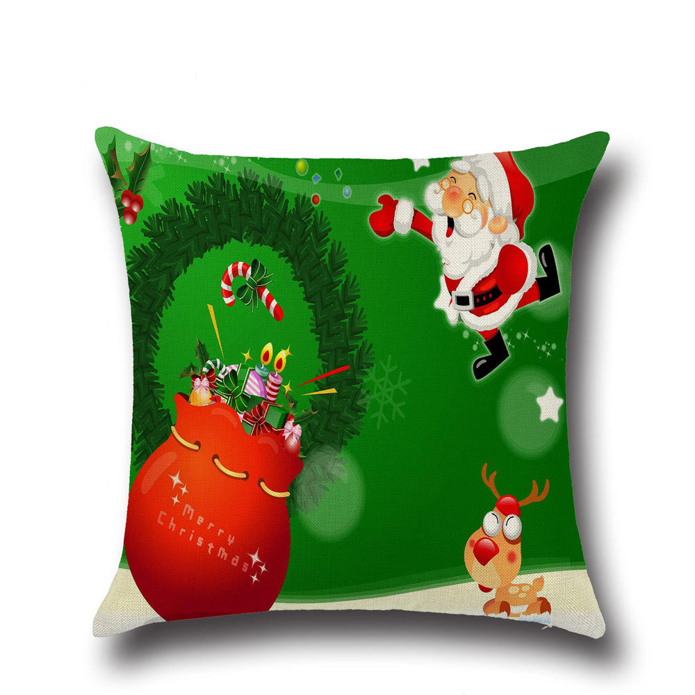Maxbell Christmas Home Decor Cushion Cover Pillowcase Pillow Throw Case Xmas Gift #4