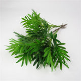 Maxbell Artificial Plant 3 Branches Green Asplenium Septentrionale Leaf Floral Decor