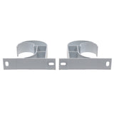 Maxbell A Pair Aluminium Alloy White Window Curtain Halfer Holders Brackets Supports