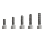 Maxbell 5Pcs Titanium Screws Hexagonal Hex Socket Allen Cap Bolts Thread M3 * 6 mm