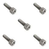 Maxbell 5Pcs Titanium Screws Hexagonal Hex Socket Allen Cap Bolts Thread M3 * 6 mm